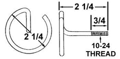Crown Engineering 27170R RAY OIL BURNER GROUNDROD  | Midwest Supply Us
