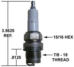 Crown Engineering W18 CHAMPION SPARK PLUG  | Midwest Supply Us