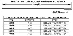 Crown Engineering 40328 TYPE S BUSS BAR 16"  | Midwest Supply Us