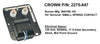 2275-647 | WAYNE TRANSFORMER IGNITOR HS | Crown Engineering