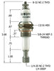 WCC-12KH | AUBURN LIQUID LEVEL PLUG | Crown Engineering