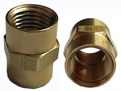 Crown Engineering 45295 BRASS ADAPTOR 1/4 TO 1/4 FNPT  | Midwest Supply Us