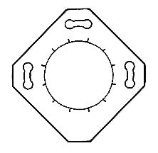 Crown Engineering 3811 BECKETT FLANGE GASKET - SQUARE  | Midwest Supply Us