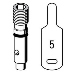 Sporlan QC-5 Service Kit QC-5 Cartridge with Black ID Tag 168080 for Thermostatic Expansion Valves  | Midwest Supply Us