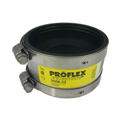 Fernco 3008-32 Coupling Proflex Shielded 3 x 2 Inch Plastic/Steel/E x tra Heavy Cast Iron to Cast Iron  | Midwest Supply Us