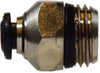 20707N | 14MM OD X 1/2 MIP ADAPTER N-PLTD, Brass Fittings, Nickel Plated Push In Fittings, METRIC TUBE STRAIGHT MALE | Midland Metal Mfg.