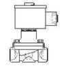 8210G034AC24/60D | Solenoid Valve 8210 2-Way Brass 1/2 Inch NPT Normally Open 24 Alternating Current NBR | ASCO