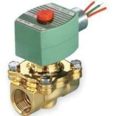 ASCO 8030G003 Solenoid Valve 8030 2-Way Brass 3/4 Inch NPT Normally Closed 120 Alternating Current NBR  | Midwest Supply Us