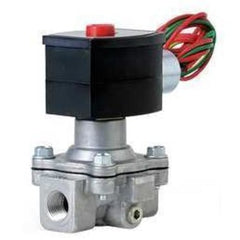 ASCO EF8215G020 Solenoid Valve 8215 2-Way Aluminum 1/2 Inch NPT Normally Closed 120 Alternating Current NBR  | Midwest Supply Us