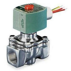 ASCO EF8215G030 Solenoid Valve 8215 2-Way Aluminum 3/4 Inch NPT Normally Closed 120 Alternating Current NBR  | Midwest Supply Us