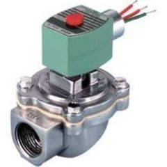 ASCO 8353G041 Solenoid Valve 2-Way Aluminum 1 Inch NPT Normally Closed 120 Alternating Current NBR  | Midwest Supply Us