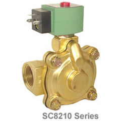 ASCO SC8210G004 Solenoid Valve 8210 2-Way Brass 1 Inch NPT Normally Closed 120 Alternating Current NBR  | Midwest Supply Us