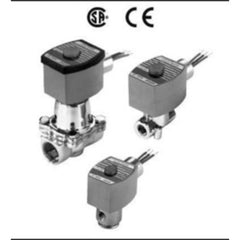 ASCO 8264G009AC110/50D Solenoid Valve 2-Way Nickel Plated Brass 1/8 Inch NPT Normally Closed 120 Alternating Current UR  | Midwest Supply Us