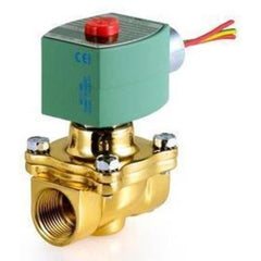 ASCO 8210G00977 Solenoid Valve 8210 2-Way Brass 3/4 Inch NPT Normally Closed 24 Direct Current NBR  | Midwest Supply Us