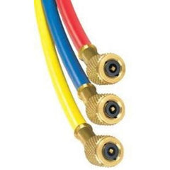 J/B Industries SAE Fittings CCLE-72 Charging Hose Set High Pressure EnviroSafe 72 Inch Kevlar Red/Yellow/Blue 800 Pounds per Square Inch  | Midwest Supply Us