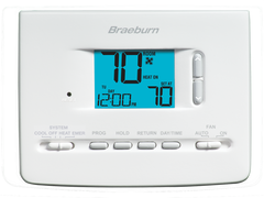 BRAEBURN 2220NC Builder 5-2 Day Programmable Thermostat 2H / 1C  | Midwest Supply Us