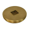 CPC-400 | Cleanout Plug Countersunk Square Head 4 Inch Brass | Matco-Norca