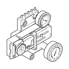 Schneider Electric (Barber Colman) 2341-522 RA RCVR CTRLR W/BASE-NO GAUGES  | Midwest Supply Us