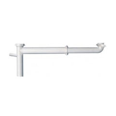 Dearborn Plastic P9121T-8 Continuous Waste 1-1/2" Adjustablex1/2" Branch End Outlet PVC Plastic White  | Midwest Supply Us