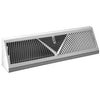 407-18W | Return Air Grille 407 Baseboard White 18 Inch | Hart & Cooley