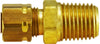 26175 | 1/8 X 1/16 CAP SLEEVE MALE APTR, Brass Fittings, Captive Sleeve Compression, Captive Sleeve Male Adapter | Midland Metal Mfg.