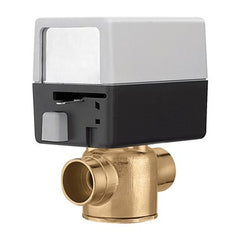 Hydronic Caleffi Z45 Zone Valve Z-One Z45 2-Way Normally Closed with Terminal Strip 3/4 Inch Brass Sweat 7.5 Cv 300 Pounds per Square Inch  | Midwest Supply Us