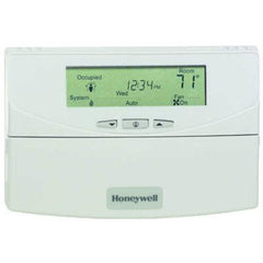 HONEYWELL INC T7350A1004/U Thermostat Commercial Programmable 1 Heat/1 Cool Conventional or 2 Heat/1 Cool Heat Pump 365 Day White 50-90 Degrees Fahrenheit  | Midwest Supply Us