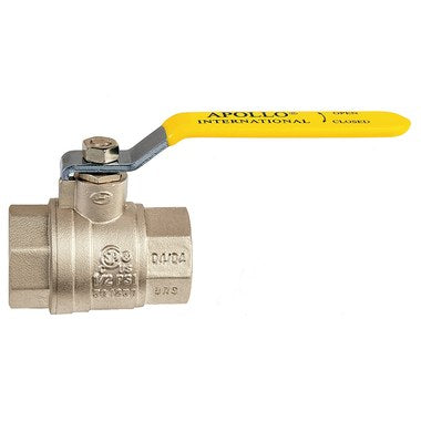 Apollo Products 94A10001 Ball Valve 94A-100 Brass 3 Inch NPT 2-Piece Full Port  | Midwest Supply Us