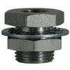 28306 | 1/4FIP X .94LNG STEEL BH CPLG, Brass Fittings, Bulkhead/Anchor/Frame Couplings, Bulkhead Fitting FIP x FIP | Midland Metal Mfg.