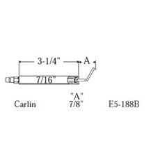 Westwood Products E5-188B Igniter Set of 2 7/16 x 4-1/8 Inch for Carlin Burners E5-188B  | Midwest Supply Us