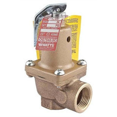 Watts 174A-30-34FS Relief Valve Water Pressure with Flood Sensor 3/4 Inch Female Bronze 30PSI 250 Degrees Fahrenheit  | Midwest Supply Us