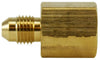 28958 | 7/16-20 X 1/4 (M JIC X FIP ADPT), Brass Fittings, JIC 37 Deg Flare, Female Straight Adapter | Midland Metal Mfg.