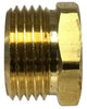 30068 | 3/4 X 1/2 (MGH X FIP ADAPTER), Brass Fittings, Garden Hose, Rigid MGH x Female Pipe | Midland Metal Mfg.