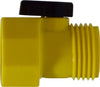 30163 | 3/4 FGH X MGH PLASTIC BALL VALVE, Brass Fittings, Garden Hose, Plastic Garden Hose Valve | Midland Metal Mfg.