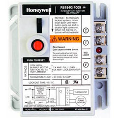 RESIDEO R8184G4066/U Burner Control Oil Relay Primary with 15 Second Lockout for 4x4 Inch Junction Box or Direct Mount on Burner Housing  | Midwest Supply Us