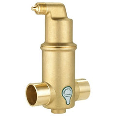 Spirotherm Venting VJS125TM Air Separator 1-1/4" Brass Sweat 150PSI 270F  | Midwest Supply Us