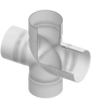 310-103321 | 15 PVC CROSS SOCKET CL63PIP | (PG:340) Spears