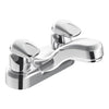 8886 | Lavatory Faucet M-Press Metering Centerset 4 Inch Spread 2 Lever ADA Chrome 0.5 Gallons per Minute | Moen