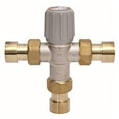 HONEYWELL HOME AM102-US-1/U Mixing Valve AM-1 1 Inch Union Sweat  | Midwest Supply Us