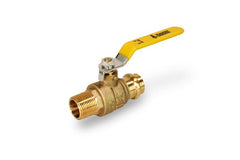 Everflow 320M001-NL 1" PRESS X MIP Brass Ball Valve Lead Free  | Midwest Supply Us