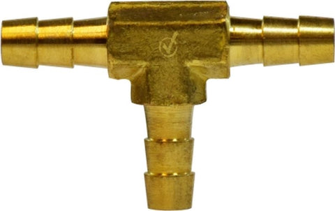 Midland Metal Mfg. 32126LF 3/8 HOSE BARB TEE AB1953, Lead Free, Lead Free Hose Barbs, LF Barb Tee  | Midwest Supply Us