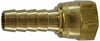 32336C | 3/8 BARB X 3/8 JIC CRIMP STYLE, Brass Fittings, Hose Barb, Female 37 Deg JIC Flare Swivel | Midland Metal Mfg.