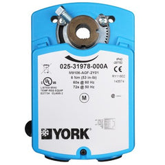 York S1-02531978000 Actuator Motor By-pass/Zone Damper 24 Volt Reversible  | Midwest Supply Us
