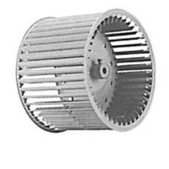 York S1-02624069700 Blower Wheel Double Inlet Single Hub Convex Center Plate 10 x 7 Inch Clockwise 1/2 Inch Steel 48 Blades  | Midwest Supply Us