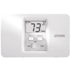 York S1-THEH21NY Thermostat Non-Programmable Digital 2 Heat/1 Cool Hardwired or Battery for Heating/Cooling  | Midwest Supply Us