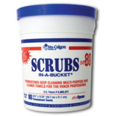 Scrub In A Bucket W42272 Hand Cleaning Towel Nu-Calgon Scrub In a Bucket 72 Count Canister  | Midwest Supply Us