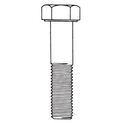 Hangers LCSA0630300CP Hex Bolt Steel 5/8-11 x 3 Inch A307 Plain  | Midwest Supply Us