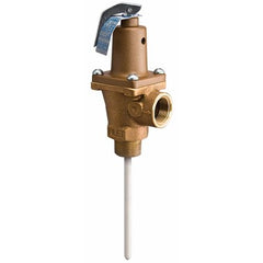 Watts 40XL-5-34 Relief Valve Temperature and Pressure 3/4 x 5 Inch MNPT x FNPT Bronze 150PSI 210 Degrees Fahreinheit  | Midwest Supply Us