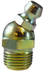 36114 | 1/8 MIP 30 GREASE FITTING, Brass Fittings, Steel Grease Fittings, 30 Degree Angle Ball Check | Midland Metal Mfg.