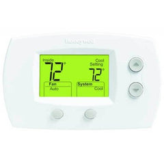 HONEYWELL HOME TH5220D1029/U Thermostat FocusPRO 5000 Non-Programmable 20-30 Voltage Alternating Current 2 Heat/2 Cool White 40-90 Degrees Fahrenheit  | Midwest Supply Us